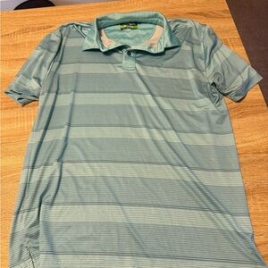Hogan Men's Polo Shirt - Light Blue Stripes